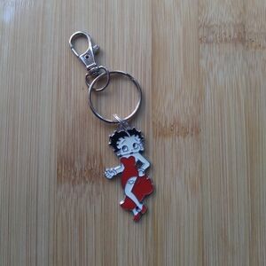 Red Dress Betty Boop Keychain